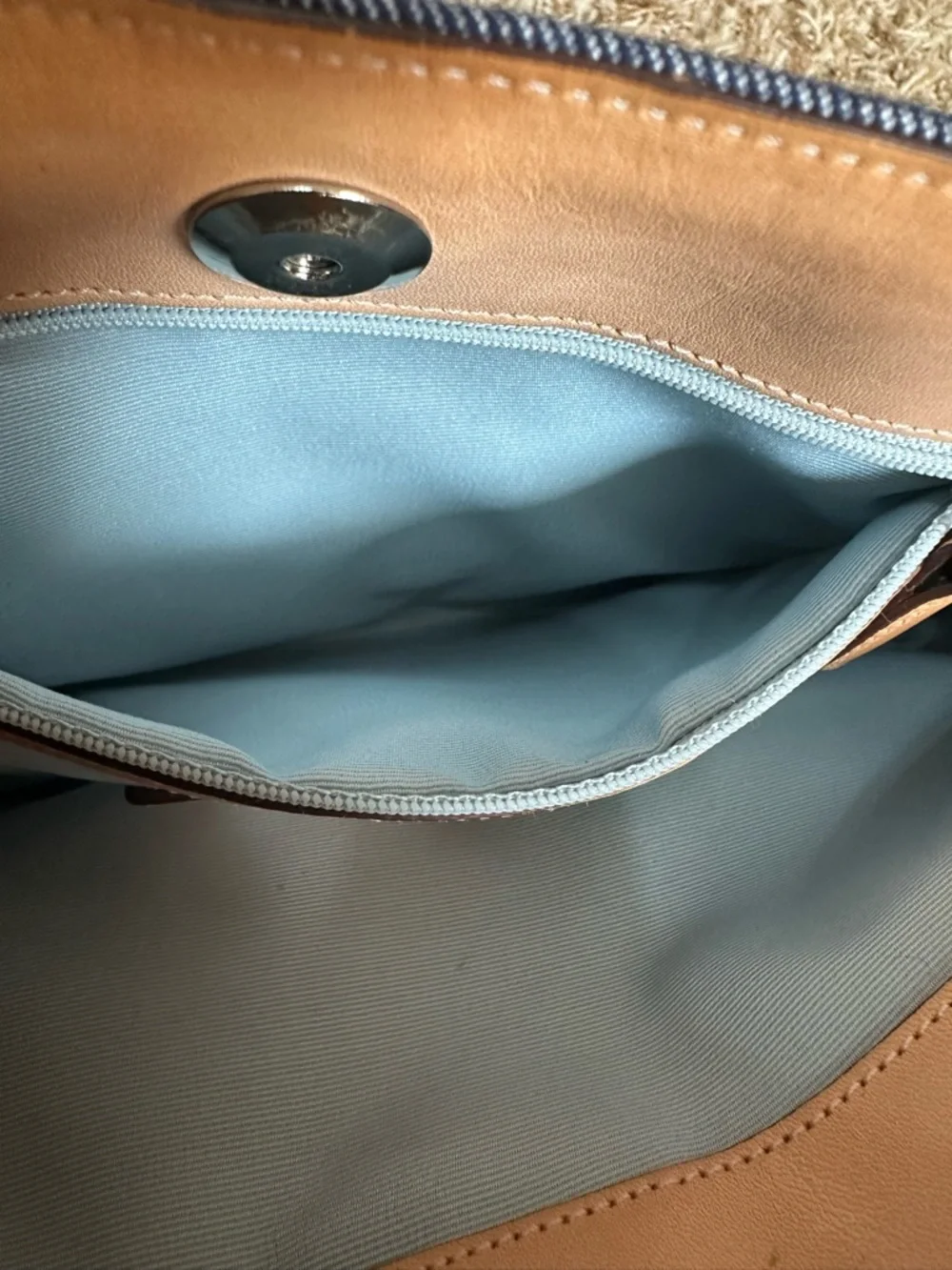 COACH Vintage Y2K Denim & Vachetta Leather Ware Shoulder Bag - Pristine - Picture 9 of 9